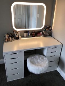 Vanity mirror with lights for bedroom 35