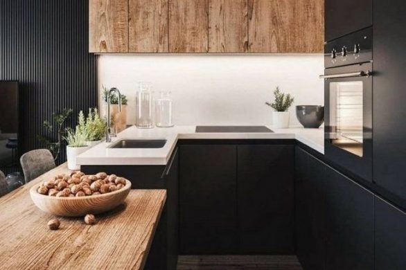 10 Stylish Black Kitchen Interior Design Ideas For Kitchen 12