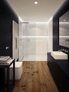 11 Luxurious Wooden Shower Floor Tiles Designs Ideas For Bathroom Remodel 13