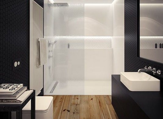 11 Luxurious Wooden Shower Floor Tiles Designs Ideas For Bathroom Remodel 13