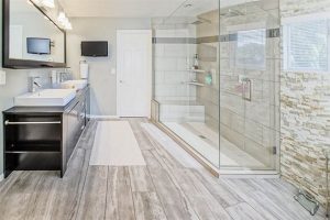11 Luxurious Wooden Shower Floor Tiles Designs Ideas For Bathroom Remodel 16