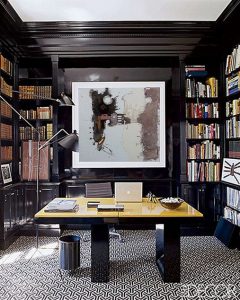 13 Elegant Dark Table Designs Ideas For Home Office 26