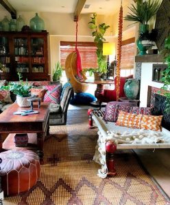 14 Incredible Colorful Bohemian Living Room Ideas For Inspiration 42