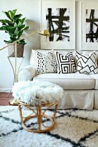 14 Relaxing Living Room Ideas With Black And White 45