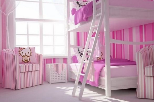 15 Charming Pink Kids Bedroom Design Decorating Ideas 14