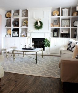 16 Elegant Living Room Shelves Decorations Ideas 11