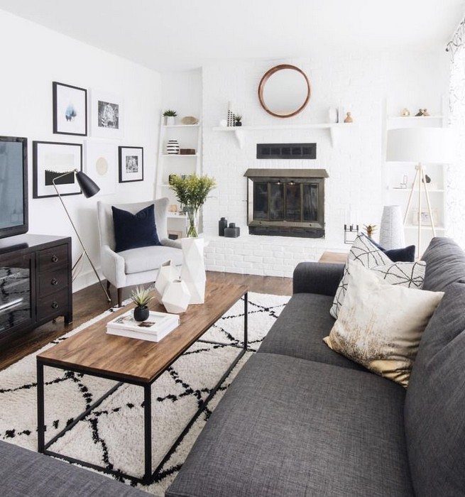 16 Elegant Living Room Shelves Decorations Ideas 15