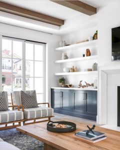 16 Elegant Living Room Shelves Decorations Ideas 30