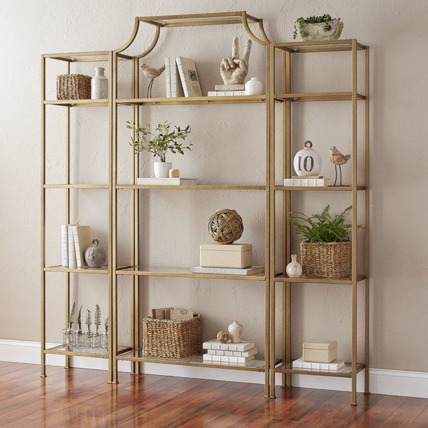 16 Elegant Living Room Shelves Decorations Ideas 38