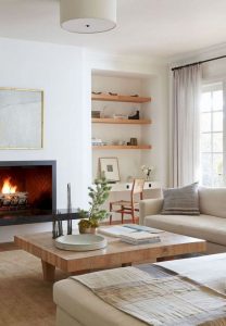 16 Elegant Living Room Shelves Decorations Ideas 50