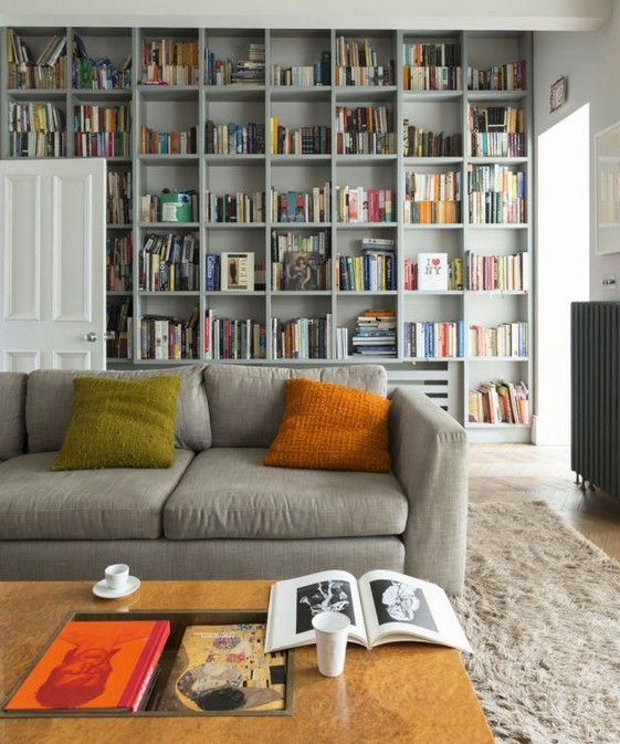 16 Elegant Living Room Shelves Decorations Ideas 62