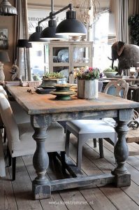 12 Creative Rustic Dining Room Design Ideas 25