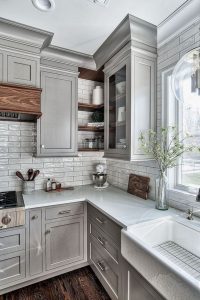 18 Awesome Modern Farmhouse Kitchen Cabinets Ideas 13