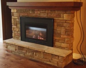 18 Popular Rustic Painted Brick Fireplaces Ideas 21
