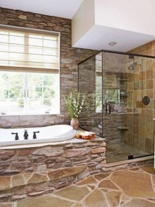 18 Stylish Bathroom Designs Ideas With Addition Of Stone For Elegant Look 17