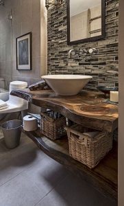 18 Stylish Bathroom Designs Ideas With Addition Of Stone For Elegant Look 36