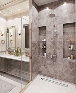 18 Stylish Bathroom Designs Ideas With Addition Of Stone For Elegant Look 38