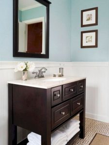 19 Delight Contemporary Dark Wood Bathroom Vanity Ideas 44
