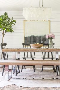 19 Fancy Farmhouse Dining Room Design Ideas 22
