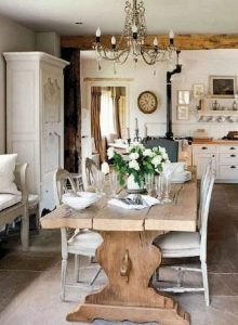 19 Fancy Farmhouse Dining Room Design Ideas 46