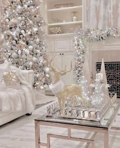 20 Elegant White Winter Wonderland Themed Decoration Ideas 17