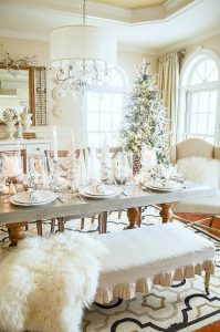20 Elegant White Winter Wonderland Themed Decoration Ideas 18
