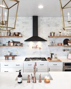 21 Inspiring Black And White Wall Design Ideas For Kitchen 30