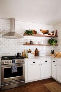 21 Stylish Rustic Kitchen Decor Open Shelves Ideas 05