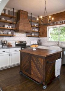 21 Stylish Rustic Kitchen Decor Open Shelves Ideas 15