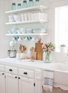 21 Stylish Rustic Kitchen Decor Open Shelves Ideas 19