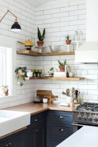 21 Stylish Rustic Kitchen Decor Open Shelves Ideas 28