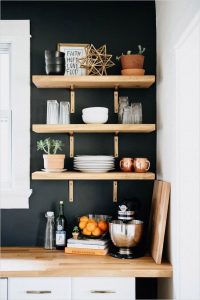 21 Stylish Rustic Kitchen Decor Open Shelves Ideas 32