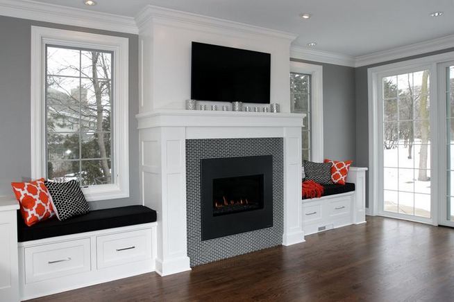 13+ Impressive Living Room Ideas With Fireplace And Tv - lmolnar