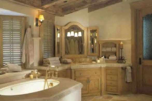 14 Relaxing Luxury Master Bathroom Design Ideas With Rustic Style 01