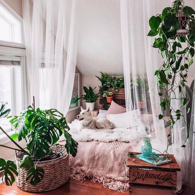 17+ Inspiring Bohemian Style Bedroom Decor Design Ideas - lmolnar