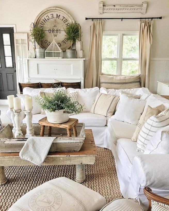 23 Wonderful French Country Living Room Decoration Ideas - lmolnar