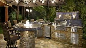 12 Fancy And Modern Outdoor Kitchen Design Ideas 20