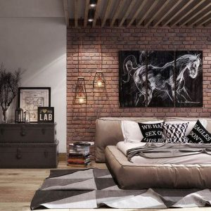 12 Stylish Industrial Style Bedroom Design Ideas 25