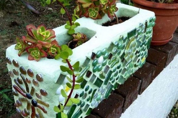 13 Creative Ways To Decorate Your Garden Home Using Cinder Blocks 17