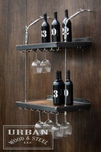 13 Stunning Industrial Wall Wine Rack Designs Ideas 10