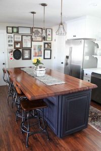14 Stunning Vintage Wooden Kitchen Island Decor Ideas 28