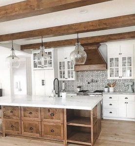 14 Stunning Vintage Wooden Kitchen Island Decor Ideas 37