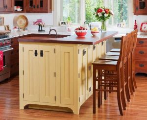 14 Stunning Vintage Wooden Kitchen Island Decor Ideas 40