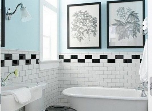 15 Awesome Black Floor Tiles Design Ideas For Modern Bathroom 03