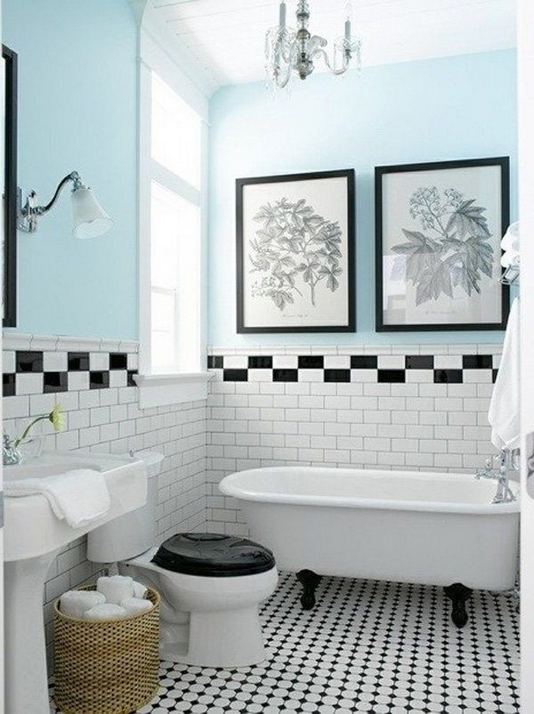 15 Awesome Black Floor Tiles Design Ideas For Modern Bathroom 03