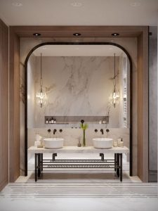15 Inspiring Marble Bathroom Sink Designs For Your Luxury Home 01