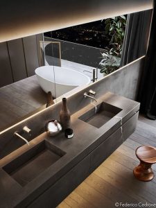 15 Inspiring Marble Bathroom Sink Designs For Your Luxury Home 02