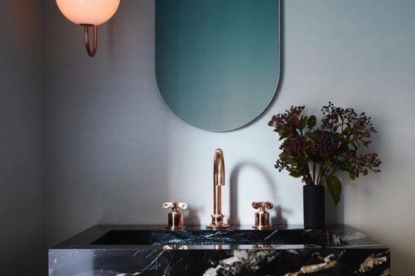 15 Inspiring Marble Bathroom Sink Designs For Your Luxury Home 20