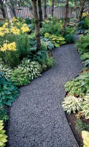 15 Popular Rock Pathway Design Ideas Enhance Beautiful Garden 11