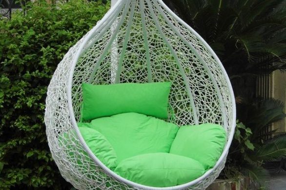 16 Adorable Rattan Hanging Chair Design Ideas 02